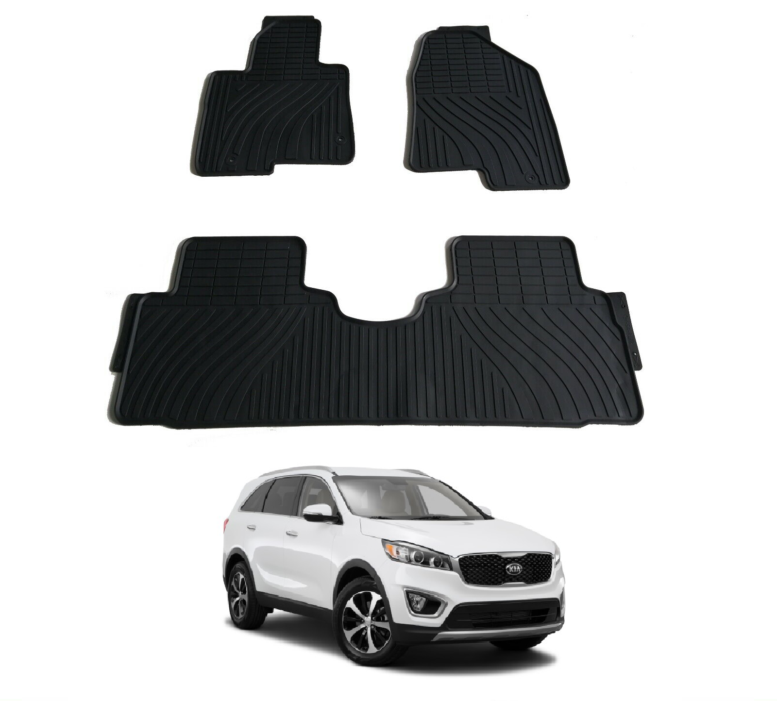 Van PantsSaver Custom Fit Automotive Floor Mats fits 2019 Kia Sportage All Weather Protection for Cars Trucks Heavy Duty Total Protection Black SUV Van PantsSaver Custom Fit Automotive Floor Mats fits 2019 Kia Sportage All Weather Protection for Cars Trucks Heavy Duty Total Protection Black SUV